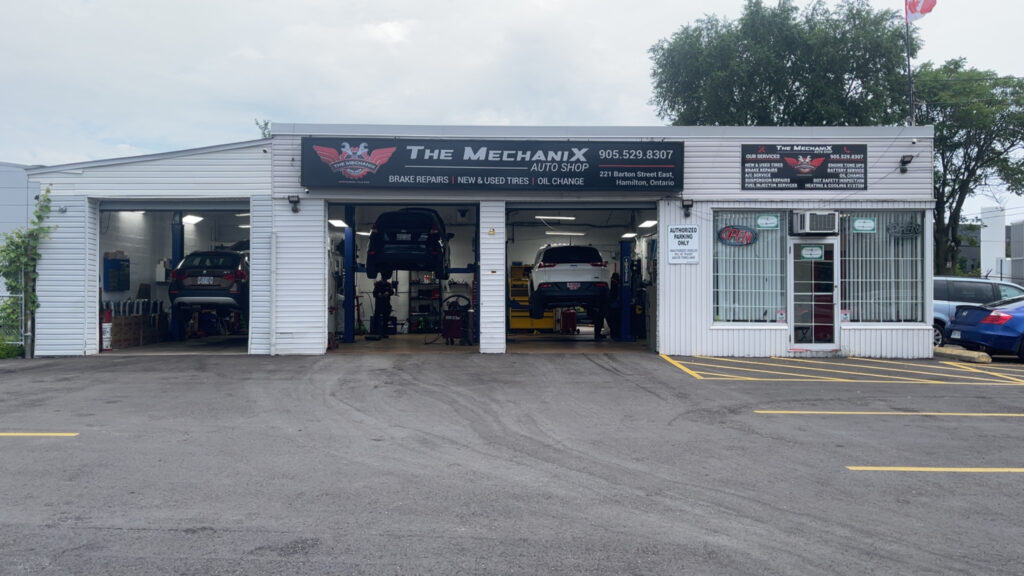 The Mechanix Auto Shop Front The Mechanix Auto Shop Front